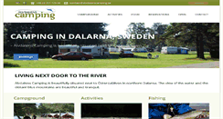 Desktop Screenshot of alvdalencamping.se